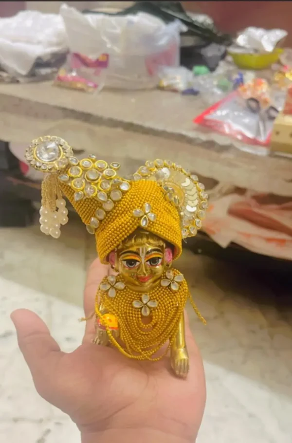 Golden Pagdi + Haar Set